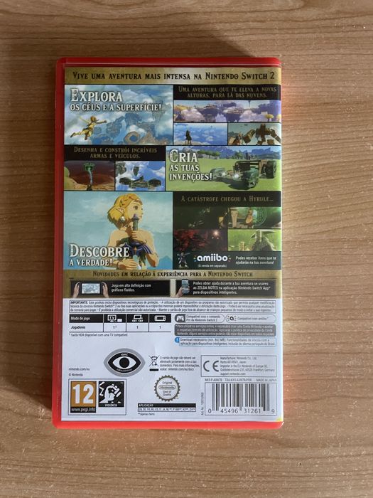 Jogo Legend of Zelda Tears of the Kingdom - Nintendo Switch 2 Edition
