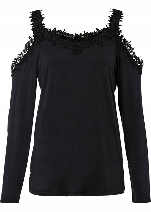 AG4352 bluzka odkryte ramiona koronka r.44/46
