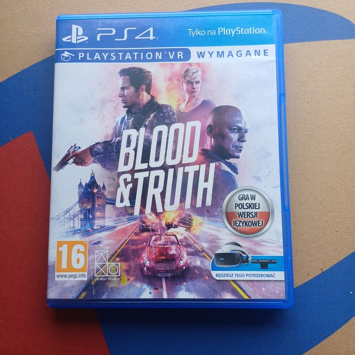 Blood & Truth  gra Playstation 4 VR  Pl