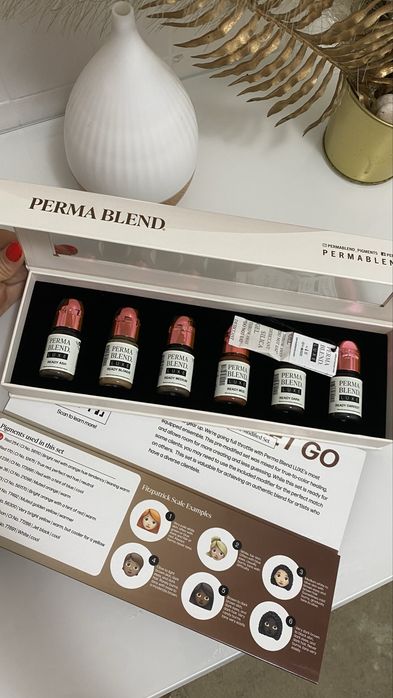 Tinta para microblading - Perma Blend LUXE SET NOVO
