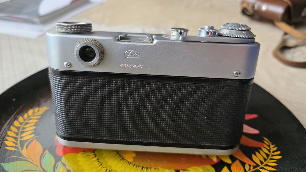 Фотоапарат ФЕД-3 (FED-3) з об’єктивом Індустар-61 + шкіряний чохол