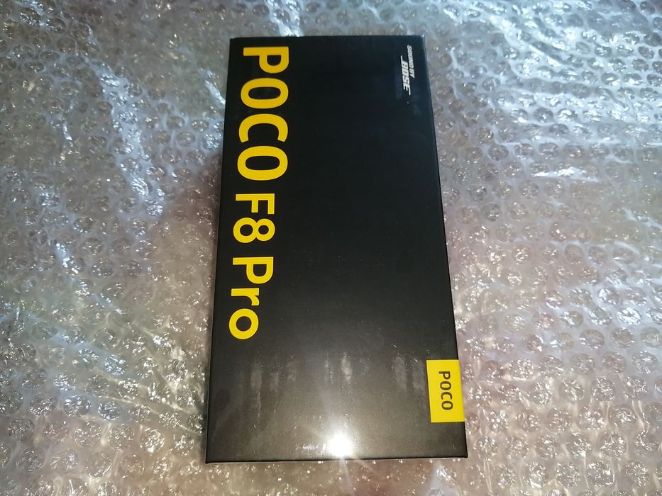 Новий смартфон Xiaomi POCO F8 Pro Black, 12GB/256GB, Global + зарядне