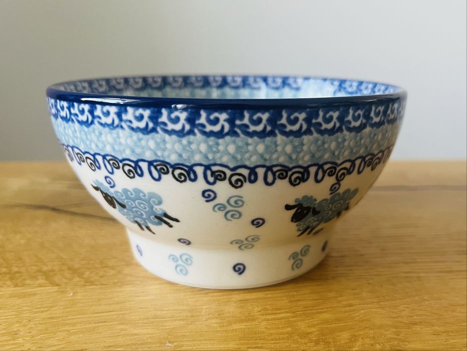 Ceramika bolesławiec miseczka baranek