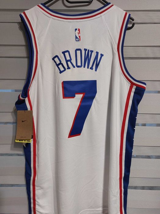 Jersey NBA Jaylen Brown 76ers roz L koszulka NBA