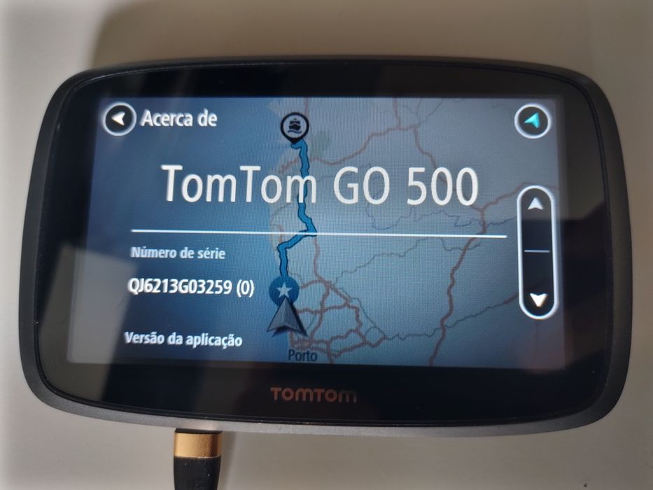 GPS Profissional TomTom Go500 , Mapas da Europa. Como novo