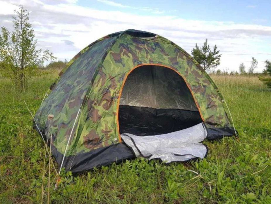 Палатка 2, 4 місна хакі туристична військова намет автомат камуфляж