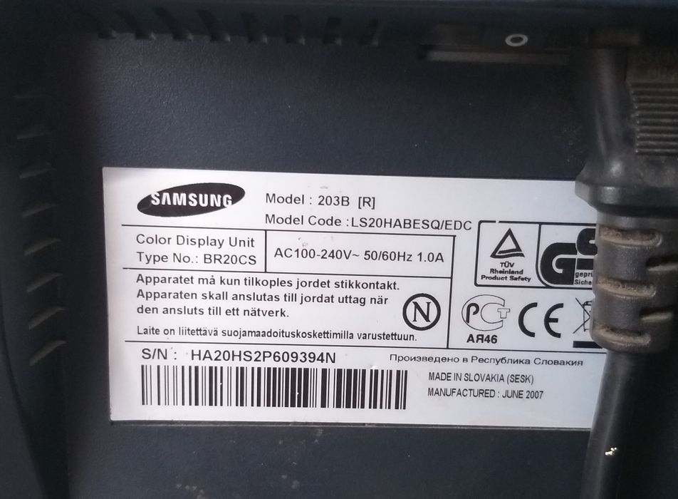 Монитор Samsung 203B