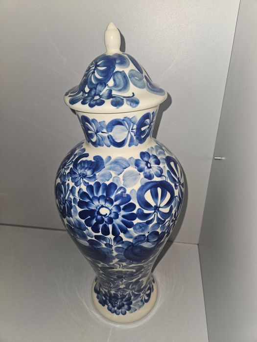 Porcelana fajans WŁOCŁAWEK duży wazon 44cm