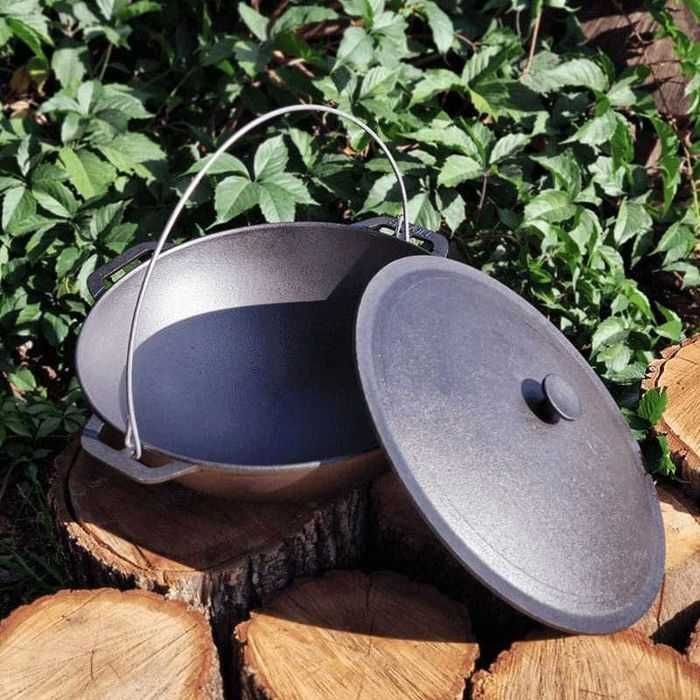 ‼️ Казан 12 л чавунний. Казанок азіатский, татарський Brizoll брізол‼️