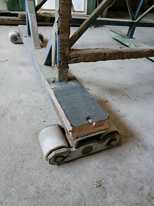 Cavalete para vidro em chapa