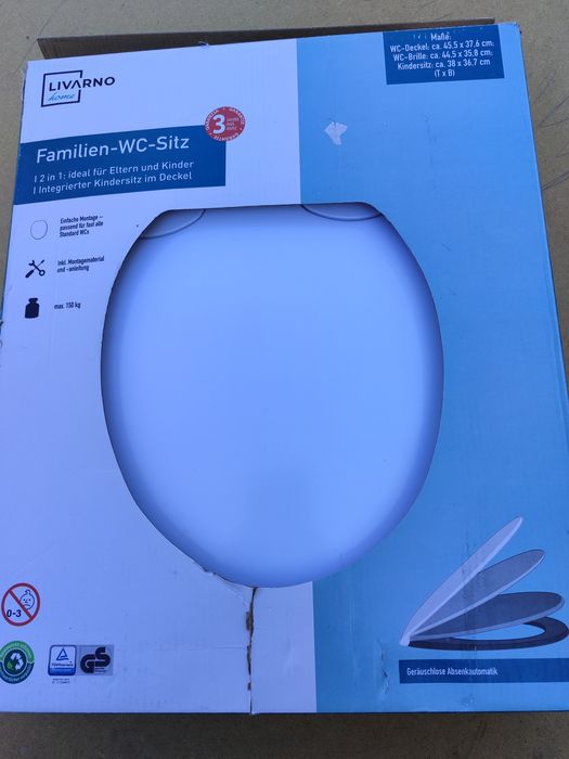 Сиденье на унитаз двойное от Livarno