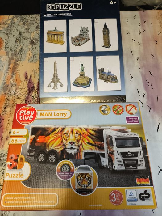 Puzzle 3D dla chłopca
