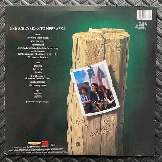 King's X ‎– Gretchen Goes To Nebraska