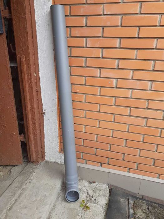 Каналізаційна труба (145см) з коліном