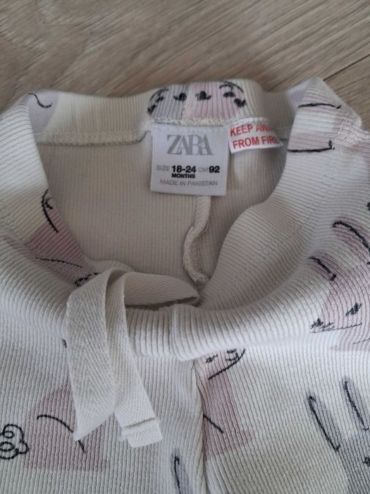 Legginsy zara króliczki 92