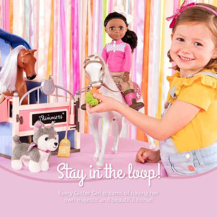Norweski koń dla lalek 14' Glitter Girls