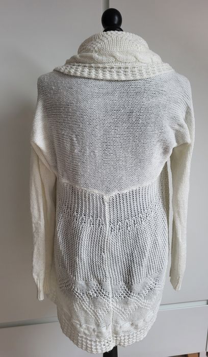 Sweter dzianinowy damski ecru