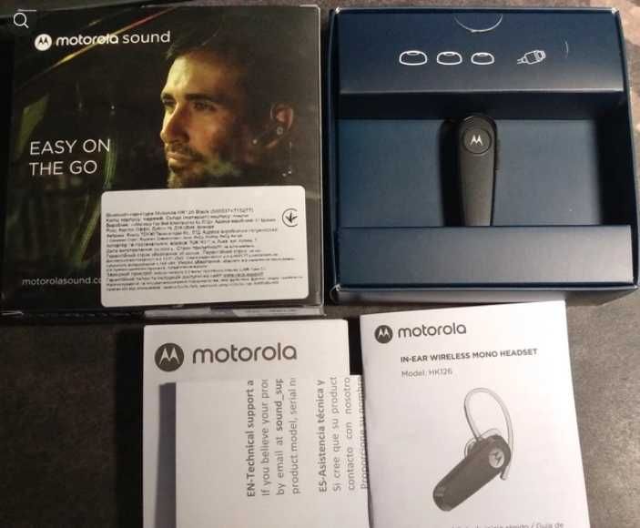 Bluetooth-гарнітура Motorola HK126 Black нова