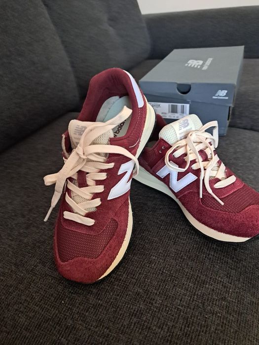 New Balance sneakersy unisex bordowe U574RBK