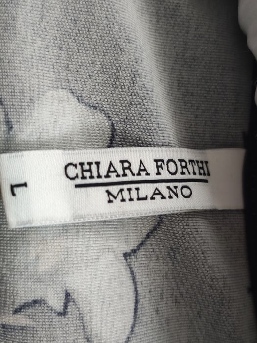 Piękna długa sukienka w kwiaty  M/L Chiara Forthi