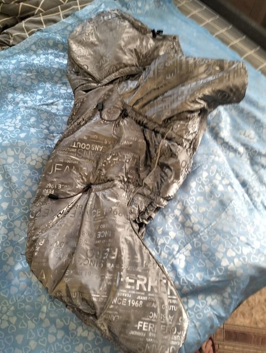 Зимний комбинезон для средней собаки