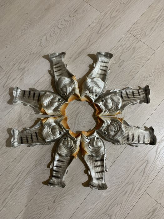 Тапки риби зелені