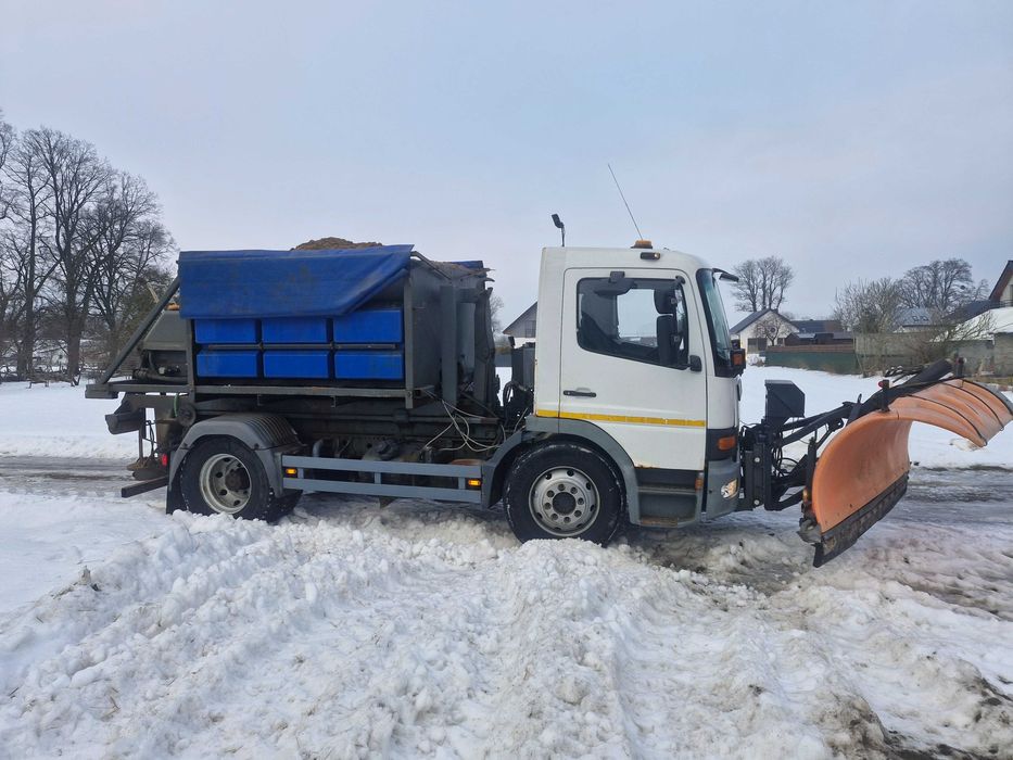 Mercedes Atego pług piaskarka