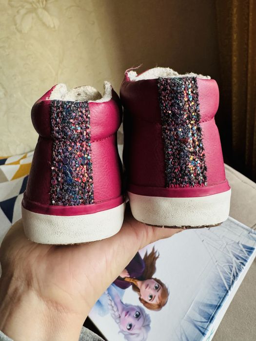 Хайтопи, кросівки рожеві Next на весну розмвр 29-30