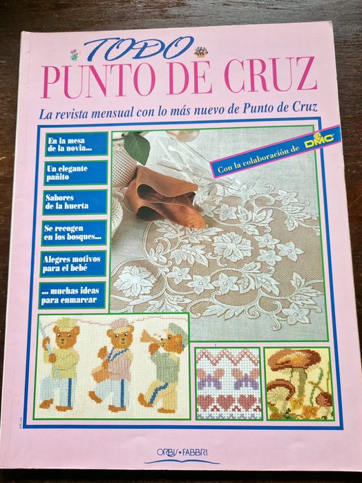 8 Revistas Todo Punto de Cruz em Espanhol