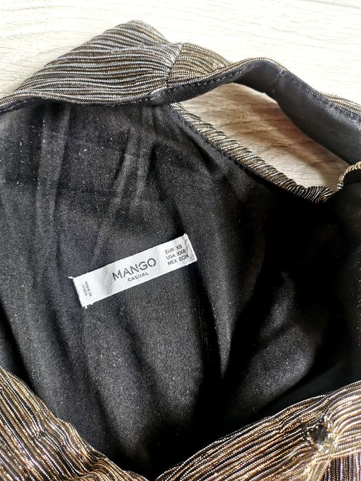 Kombinezon sylwester złoto srebrny błyszczący