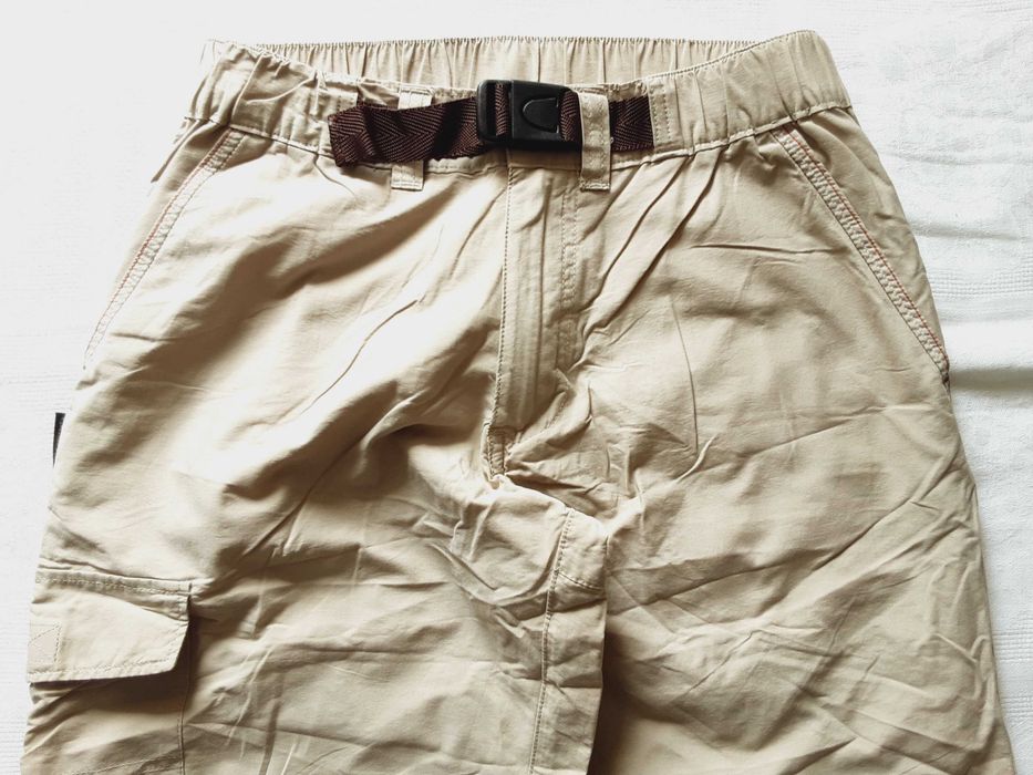 S Quechua Decathlon spodnie beżowe safari