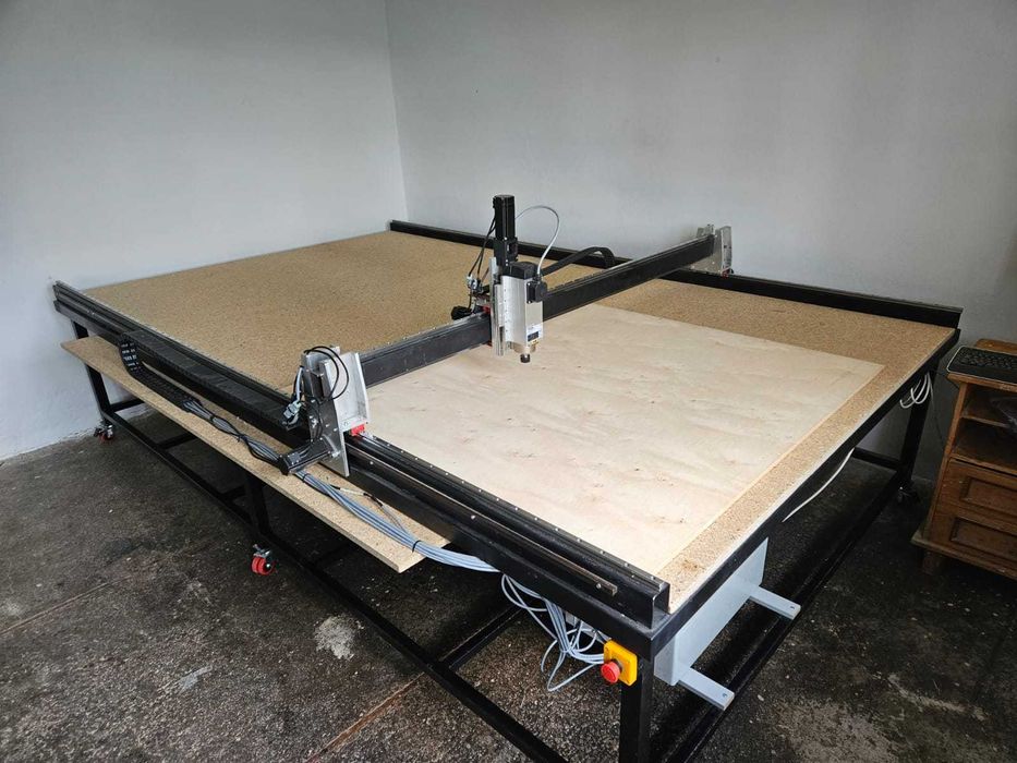 Frezarka CNC 4x2m do drewna pleksi sklejka plotter