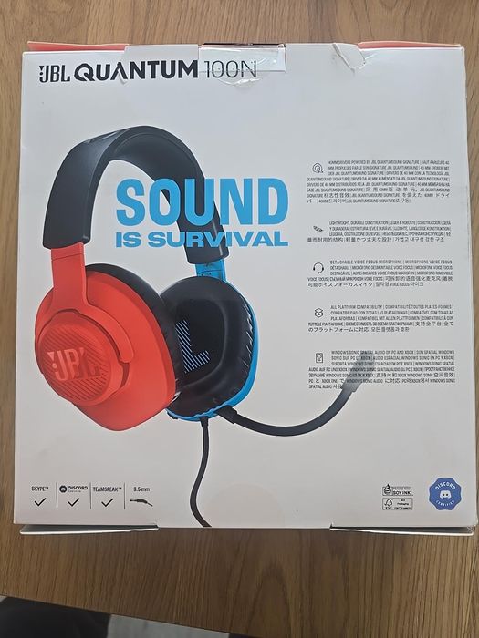 Headset Gaming JBL Quantum 100N NOVO