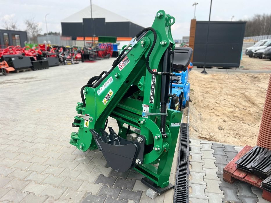 Łyżka na tył mini traktorka na WOM Koparka głębokość do 1.75m --RATY--