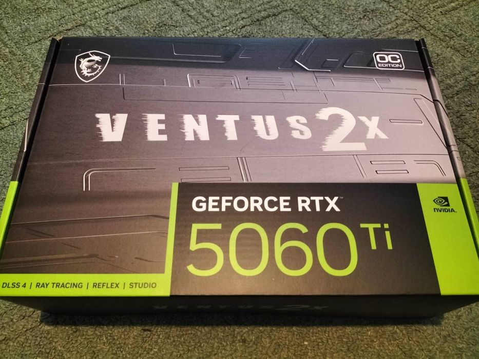 Відеокарта НОВА! MSI ventus 2x RTX 5060 Ti 8gb