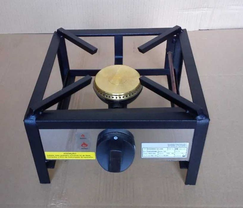 Fogão Trempe Industrial 2 Bocas Novo ou 1 Boca + Extras Kit Pernas