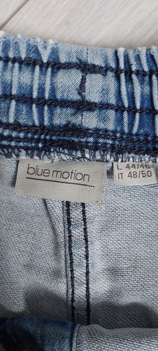 Krótkie spodenki jeansowe dżinsowe blue motion szorty xxl 4xl 44 46 48
