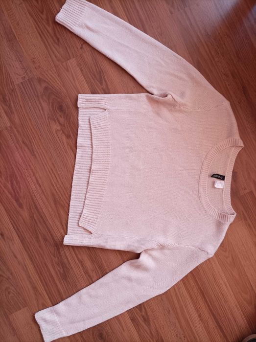 Sweter beżowy H&M rozm S/M