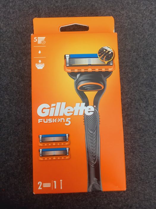 Gillette Fusion5 plus 2 ostrza NOWE