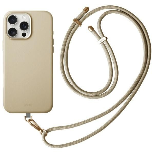 UNIQ etui Coehl Muse i Phone 16 Pro Max 6.9" Magnetic Charging kremowy/cream