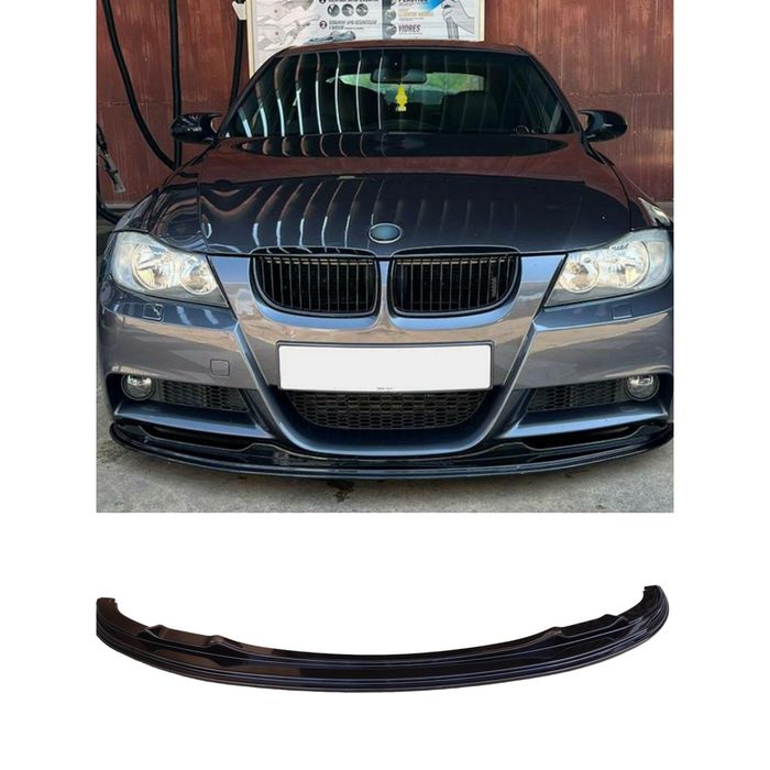 Dokładka splitter zderzaka BMW E90 przedlift mpak czarny połysk