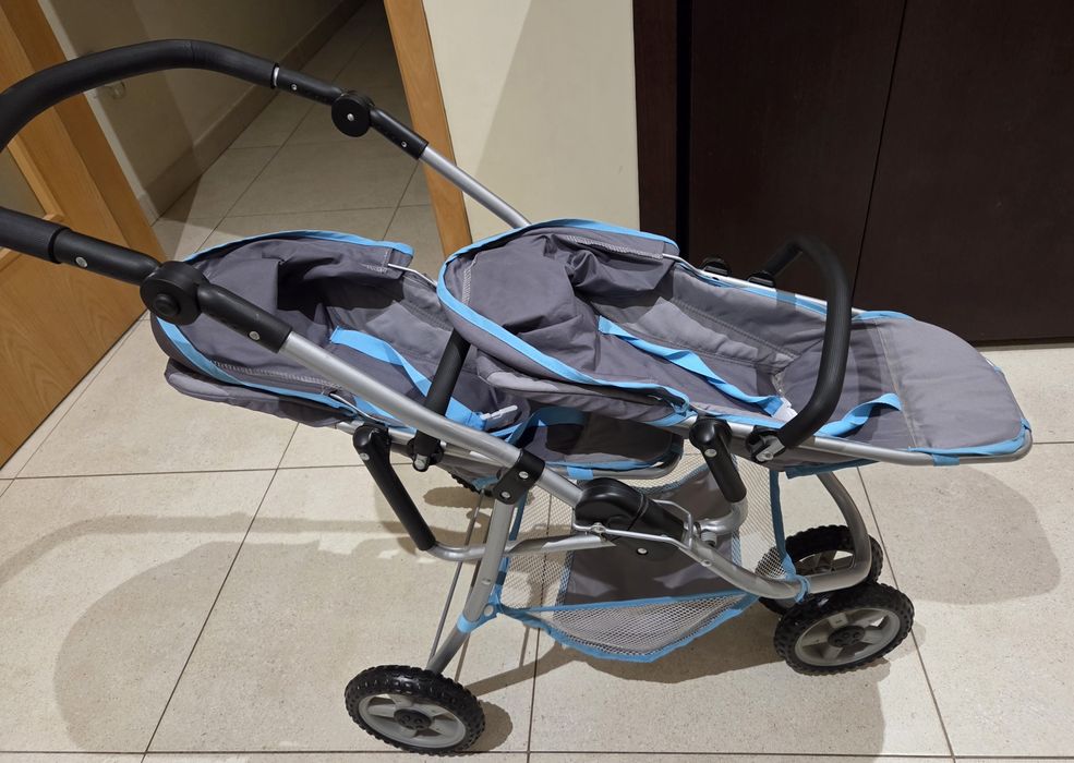 Carrinho passeio bonecas gémeos
