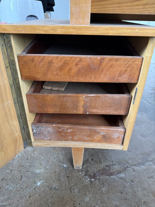 Biurko projekt Puchała jesionowe do renowacji