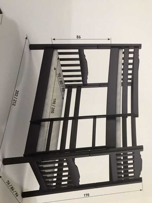 Ліжко. Склад ліжок. Ліжко Нота Плюс