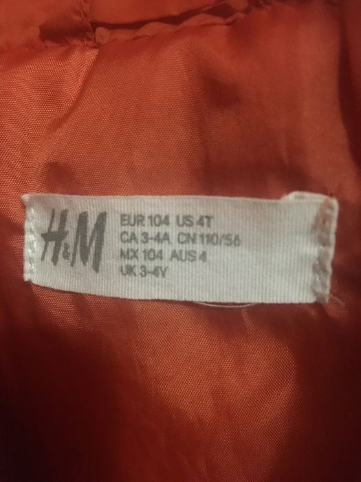 Kurtka H&m 104 przejściowa