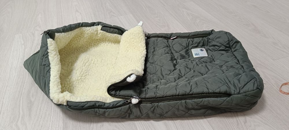 Чохол для каляски в каляску хутро овчина мех у люльку для новонароджен