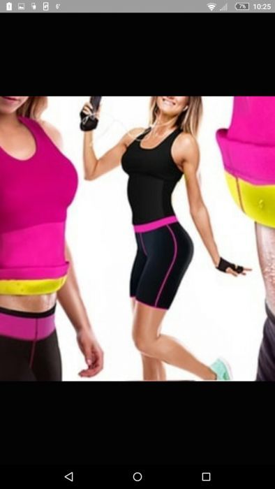 Spodenki wyszczuplające wspomagające spalanie sauna fit nowe