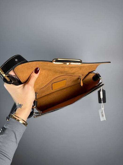 Жіноча шкіряна сумочка  / Шкіряна сумочка коуч / женская сумочка коуч