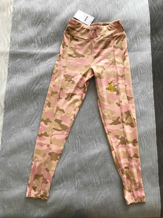 Legginsy CROPP getry moro kamuflaż xs 34