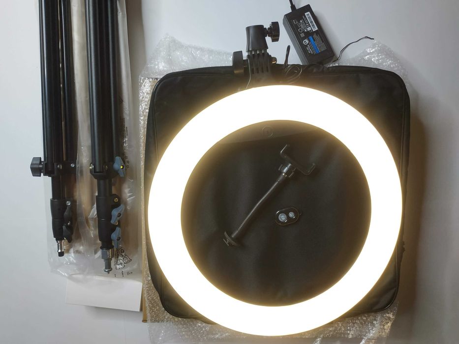 Мощная кольцевая LED лампа 45 см для профессионалов KY-BK416 + пульт